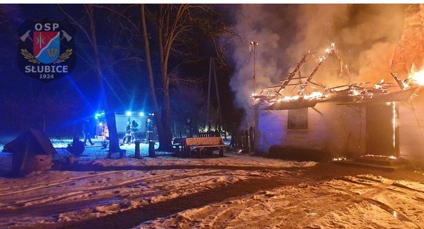 Groźny pożar w Grzybowie. Seniorka straciła cały dorobek życia