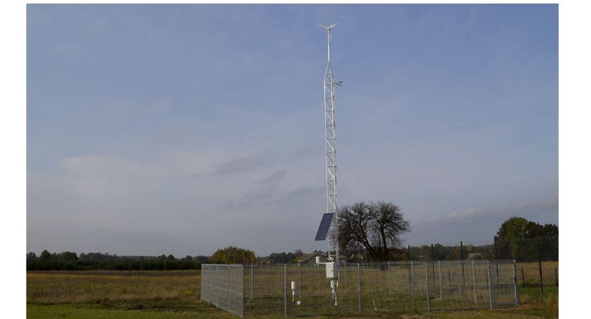 Monitoring suszy i przymrozków. Stacja meteorologiczna w Krzywiu 
