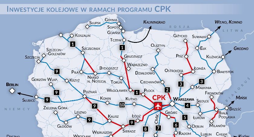 Jakie inwestycje powstaną przy CPK? W rządowym rozporządzeniu jest mowa o Płocku