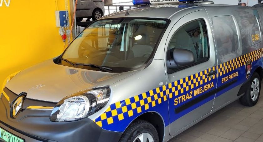 Pierwszy samochód elektryczny w straży miejskiej