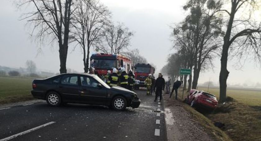 Utrudnienia na trasie Bielsk-Drobin. Zderzenie dwóch osobówek [AKTUALIZACJA]