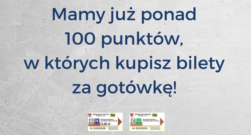 Papierowe bilety autobusowe kupisz w ponad 100 punktach sprzedaży. Tam możesz zapłacić gotówką