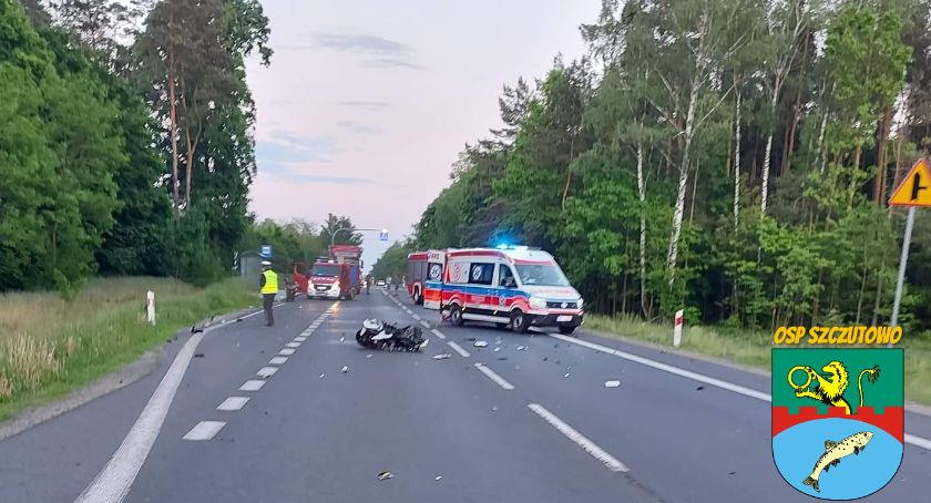 Tragiczne zderzenie motocykli. Jedna osoba nie żyje