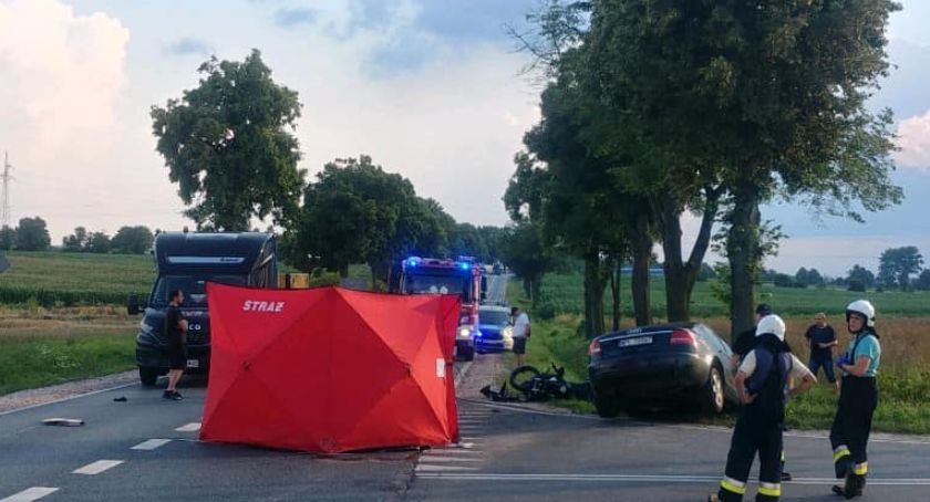 Śmiertelny wypadek w Nowym Trzepowie. Zginął 27-letni motocyklista