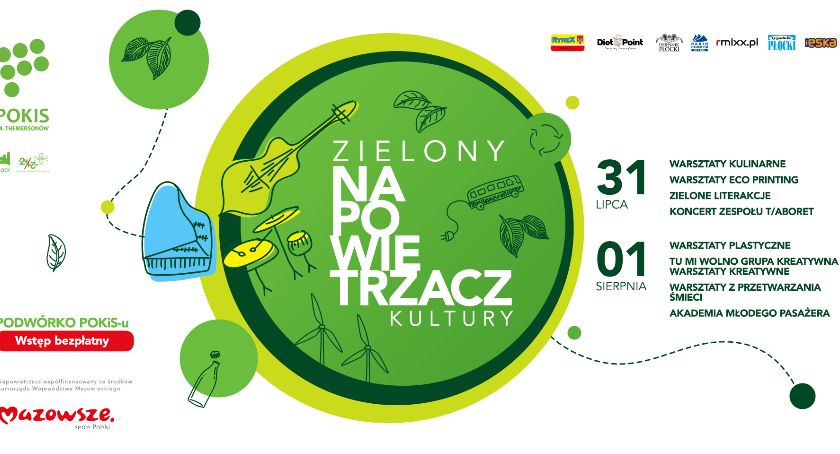POKiS zaprasza na koncert, LiterAkcje, warsztaty i wiele innych. Zielony naPowietrzACZ Kultury