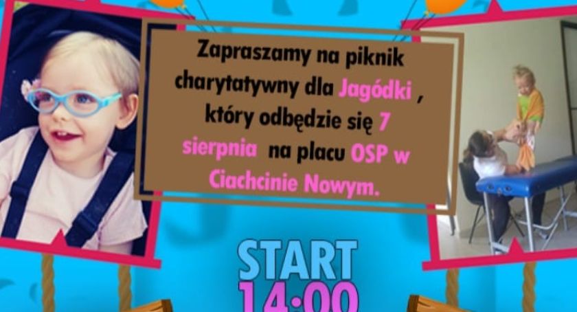 2-latka walczy z rzadką chorobą. Piknik dla Jagódki