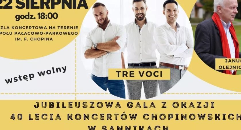40-lecie Koncertów Chopinowskich w sannickim pałacu. Pianista Janusz Olejniczak uświetni jubileusz