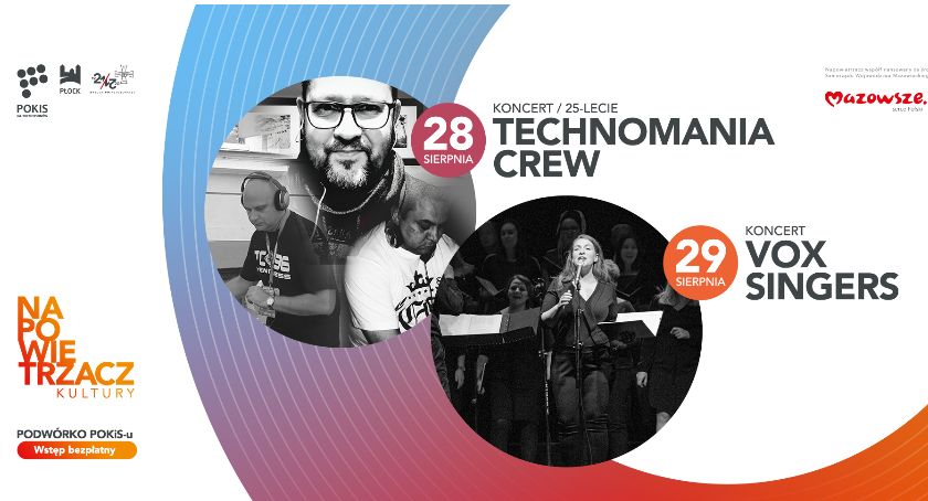 25-lecie Technomania Crew, Vox Singers, Targi Kultury, Bezpieczny powrót do szkoły… naPowietrzACZ Kultury