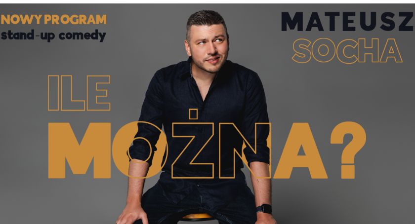 Mateusz Socha w Płocku! Wystąpi z najnowszym programem