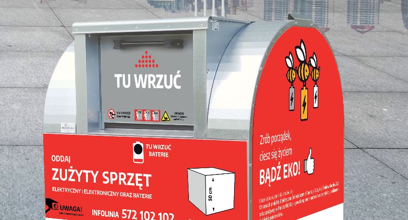 Będą pojemnik na małe elektrośmieci. Gdzie staną?