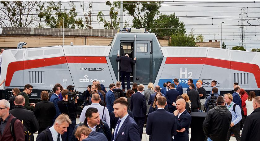 Pierwsza taka inwestycja w Polsce - lokomotywa  na wodór