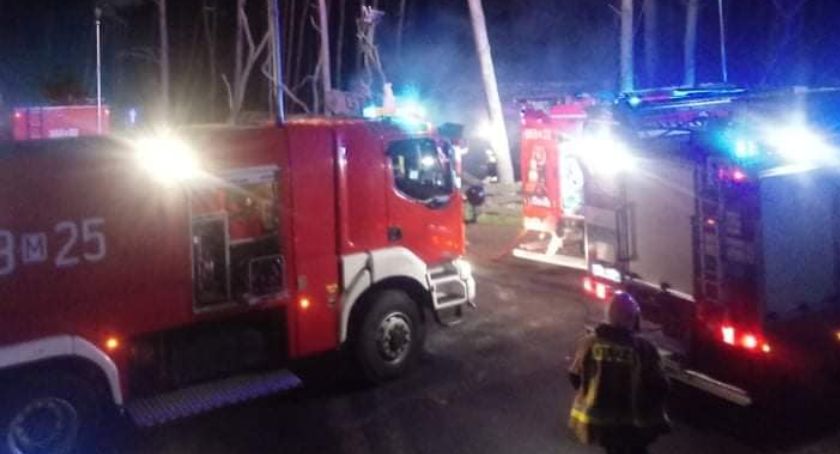 Nie będzie grochówki. Pożar w lokalu w lesie