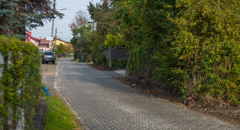 Ulica Bliska z nową nawierzchnią