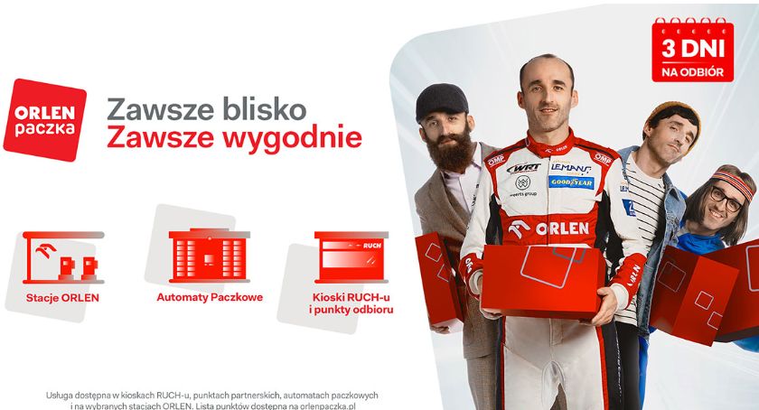 Robert Kubica w nowej kampanii. ORLEN Paczka
