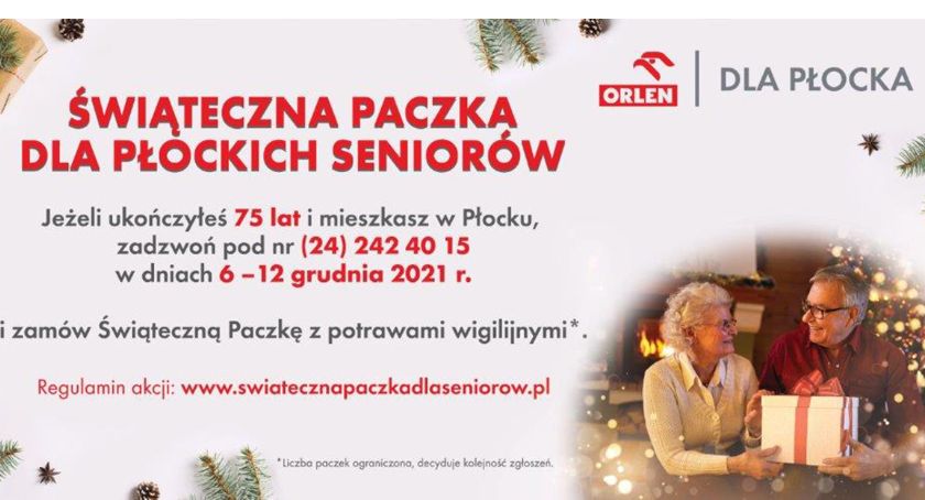 Płock: dobra wiadomość na święta 2021. Będą paczki dla seniorów od PKN ORLEN