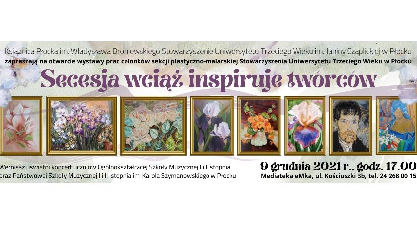 Secesja wciąż inspiruje. Wystawa w Mediatece