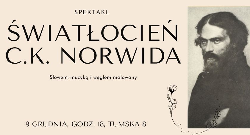Norwid - słowem, muzyką i węglem malowany w Muzeum