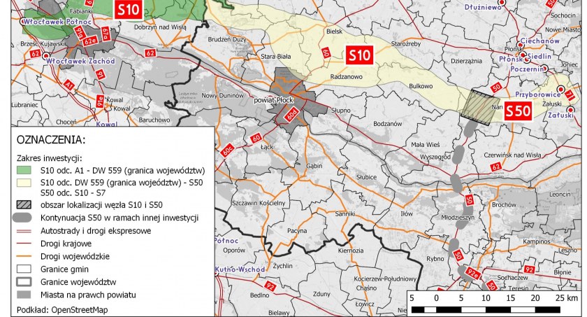 Jest przetarg na studium „płockiego” odcinka trasy S10