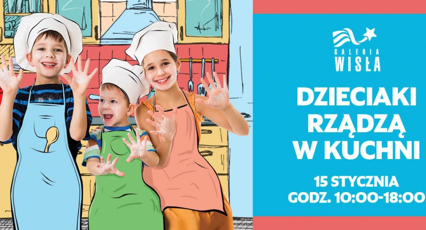 Pyszna sobota w Galerii Wisła! Wielkie gotowanie dla starszych i młodszych! 