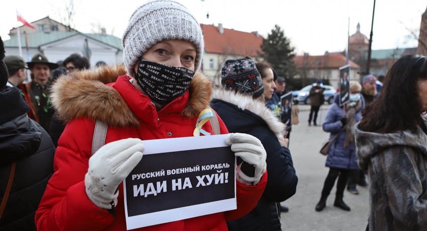 Płock solidarny z Ukrainą [FILM, ZDJĘCIA]