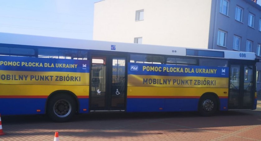 Mobilny punkt zbiórki darów KM Płock. Od dziś do soboty przy Auchan