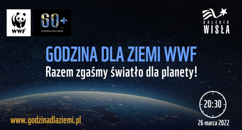Już jutro zgasną światła. Galeria Wisła włącza się w światową akcję! Ty też możesz!