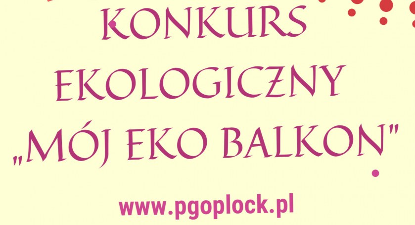 Stwórzcie eko balkon! Kokurs PGO