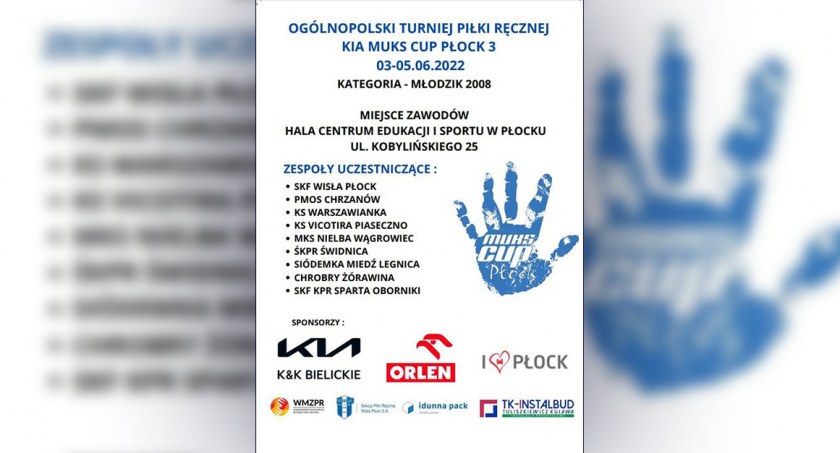 W turnieju KIA MUKS CUP zagrają młodzicy z rocznika 2008. Kibice mile widziani