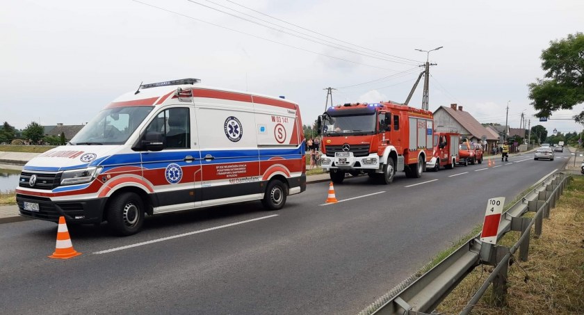 Wypadek w porcie w Nowym Duninowie. Mężczyzna wpadł do wody