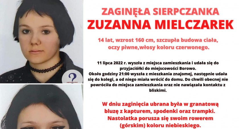 Zaginęła mieszkanka Sierpca. Burmistrz miasta apeluje o pomoc w jej znalezieniu [AKTUALIZACJA] 