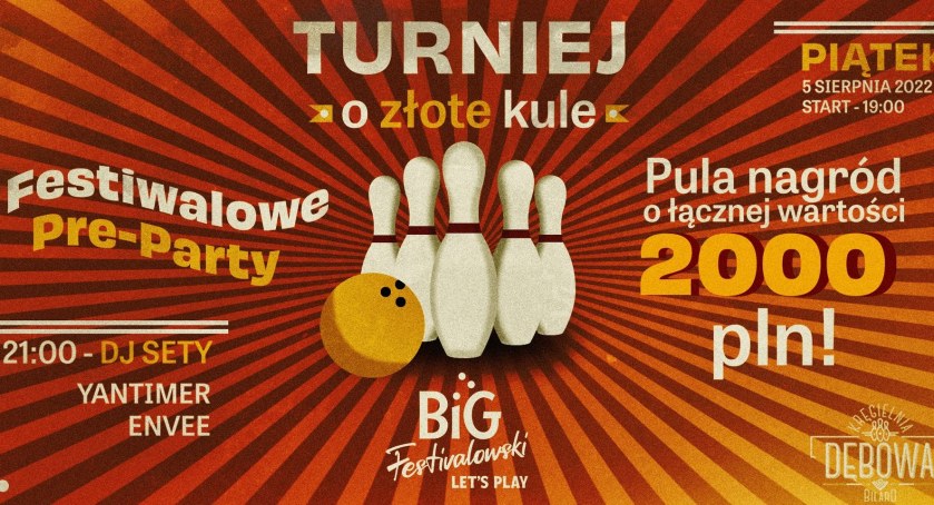 Kto zdobędzie w piątek Złote Kule? Zgłoś się do udziału w turnieju w kręgle, ale nie tylko... 