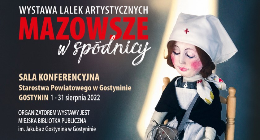 Kobiety Mazowsza. Wystawa lalek w Starostwie Powiatowym