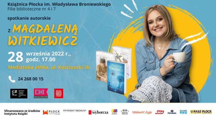 Spotkanie autorskie z Magdaleną Witkiewicz 