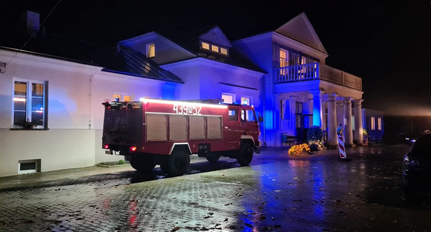 Pożar w Domu Pomocy Społecznej w Czarnowie. Ewakuowano ok. 70 osób