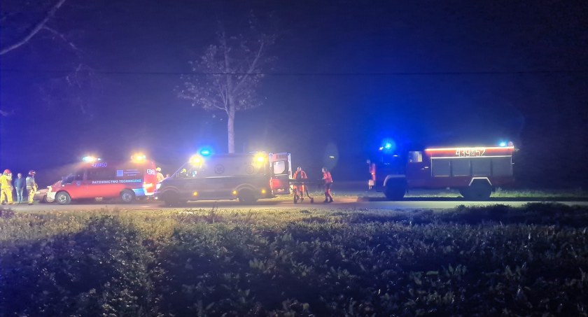 Pieszy pod kołami samochodu. Wypadek w Pacynie [FOTO]