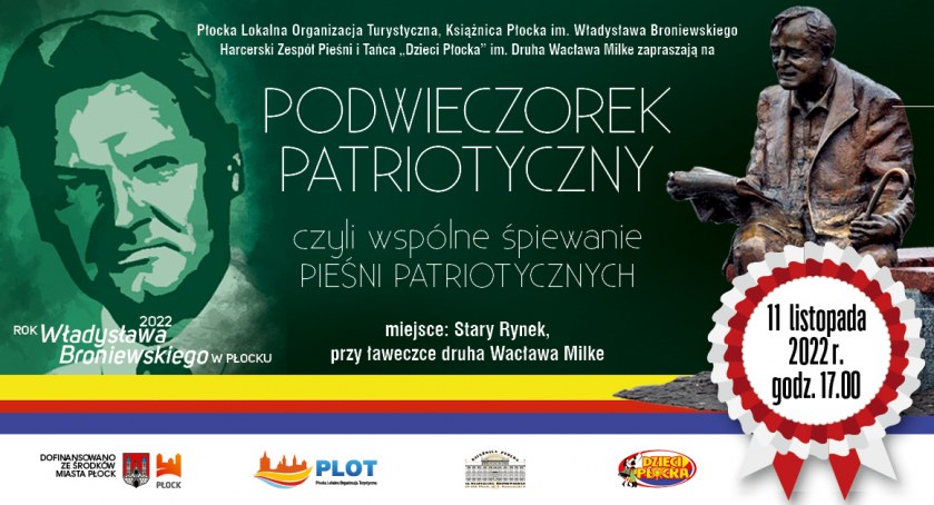 Czas na Podwieczorek Patriotyczny. W tym roku poświęcony będzie Władysławowi Broniewskiemu