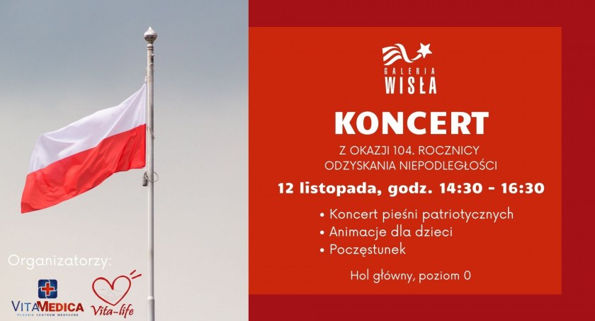 Koncert pieśni patriotycznych w Galerii Wisła