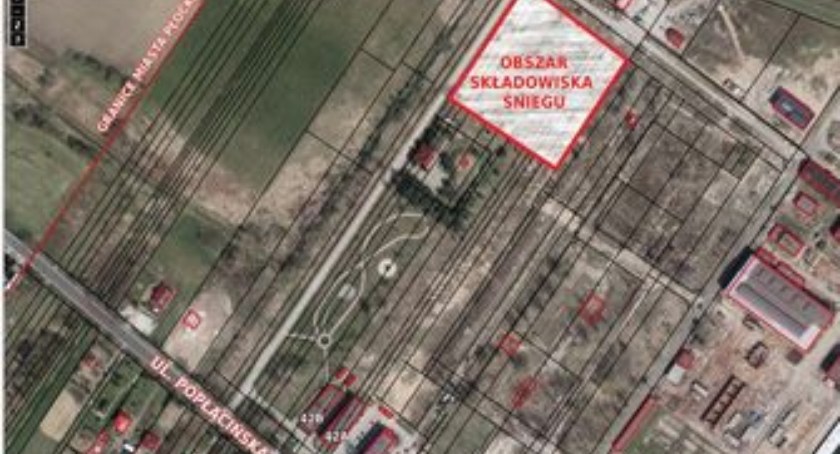 Gdzie płocczanie mogą składować śnieg?