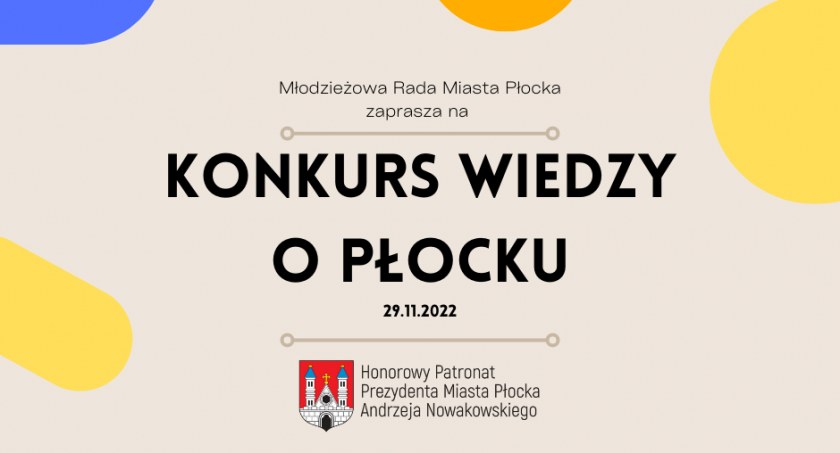 Konkurs wiedzy o Płocku
