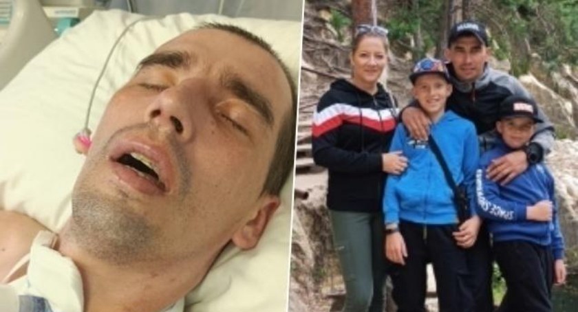 Chcę by wrócił mój mąż, by dzieci odzyskały tatę... Tragiczny wypadek Jagody - policjanta z Gostynina. 