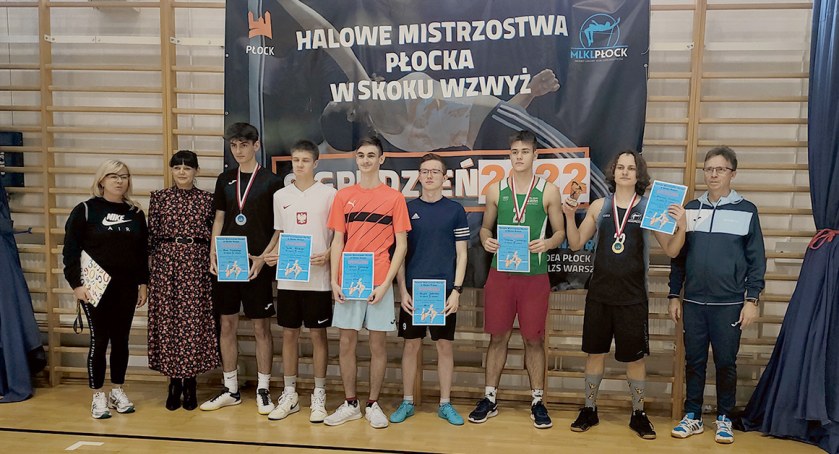 Halowe Mistrzostwa Płocka w skoku wzwyż. Dla najlepszych - medale