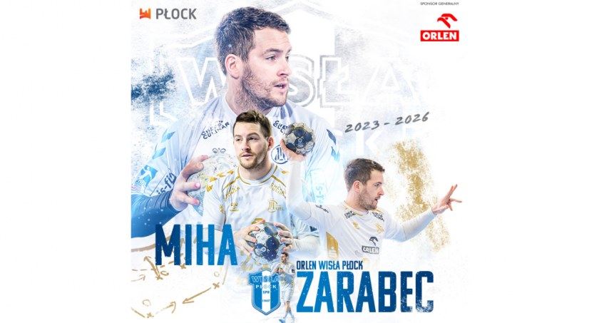 Nowy rozgrywający płockiego klubu. Z THW Kiel przychodzi Miha Zarabec