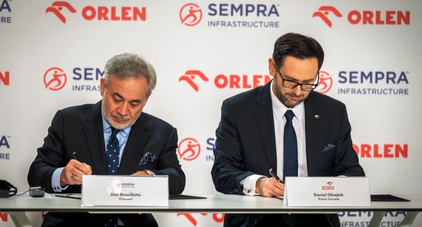 Długoterminowy kontrakt PKN ORLEN i Sempra Infrastructure 