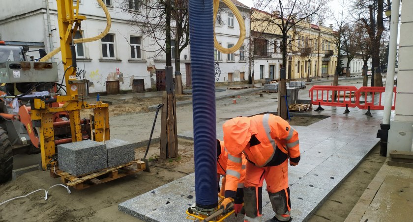 Prace na ul. Kościuszki na półmetku. Pierwszy odcinek będzie gotowy już wiosną