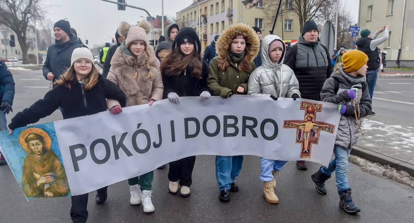 Wojownicy Maryi przeszli ulicami Płocka [FOTO]