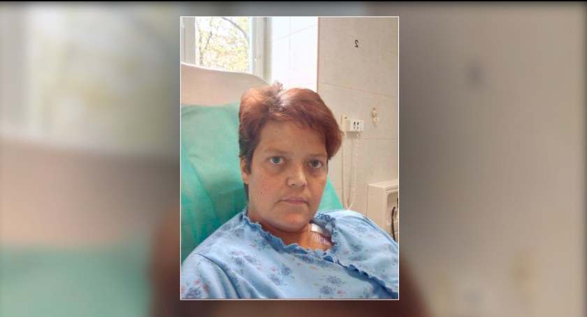 Pani Agnieszka błaga o pomoc. 