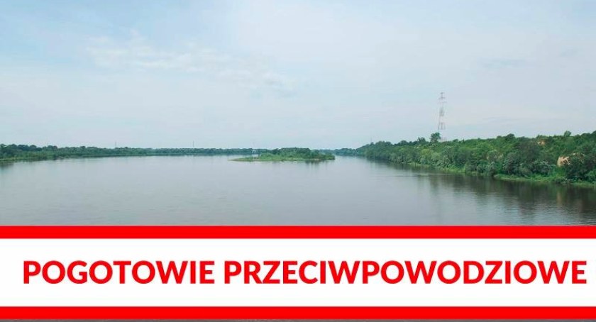 Pogotowie przeciwpowodziowe w powiecie płockim