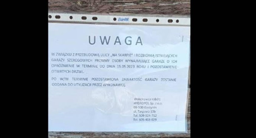 Za chwilę znikną garaże z ul. Na Skarpie. A co z wyceną naszej własności?! - pytają zaniepokojeni właściciele