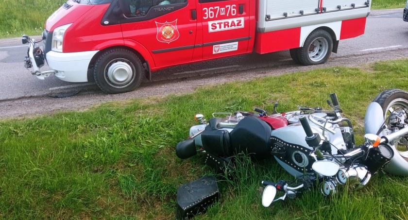 48-letni motocyklista w szpitalu. Wypadek w Nowych Proboszczewicach 