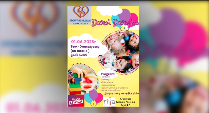 Dzień Dziecka na tarasie płockiego teatru